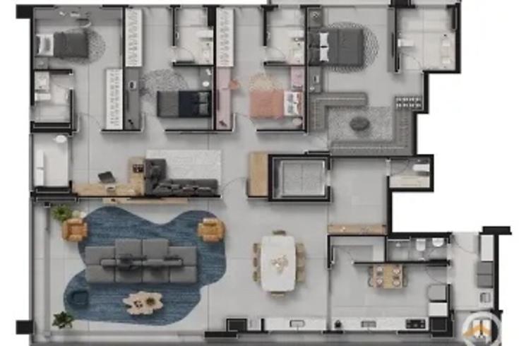 Apartamento com 3 quartos, foto 12