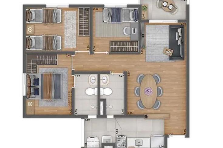 Apartamento com 2 quartos, foto 10