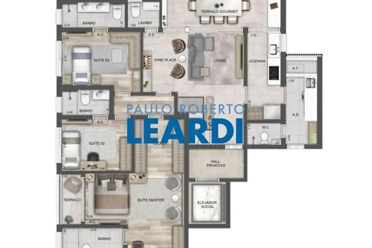 Apartamento com 4 quartos, foto 1