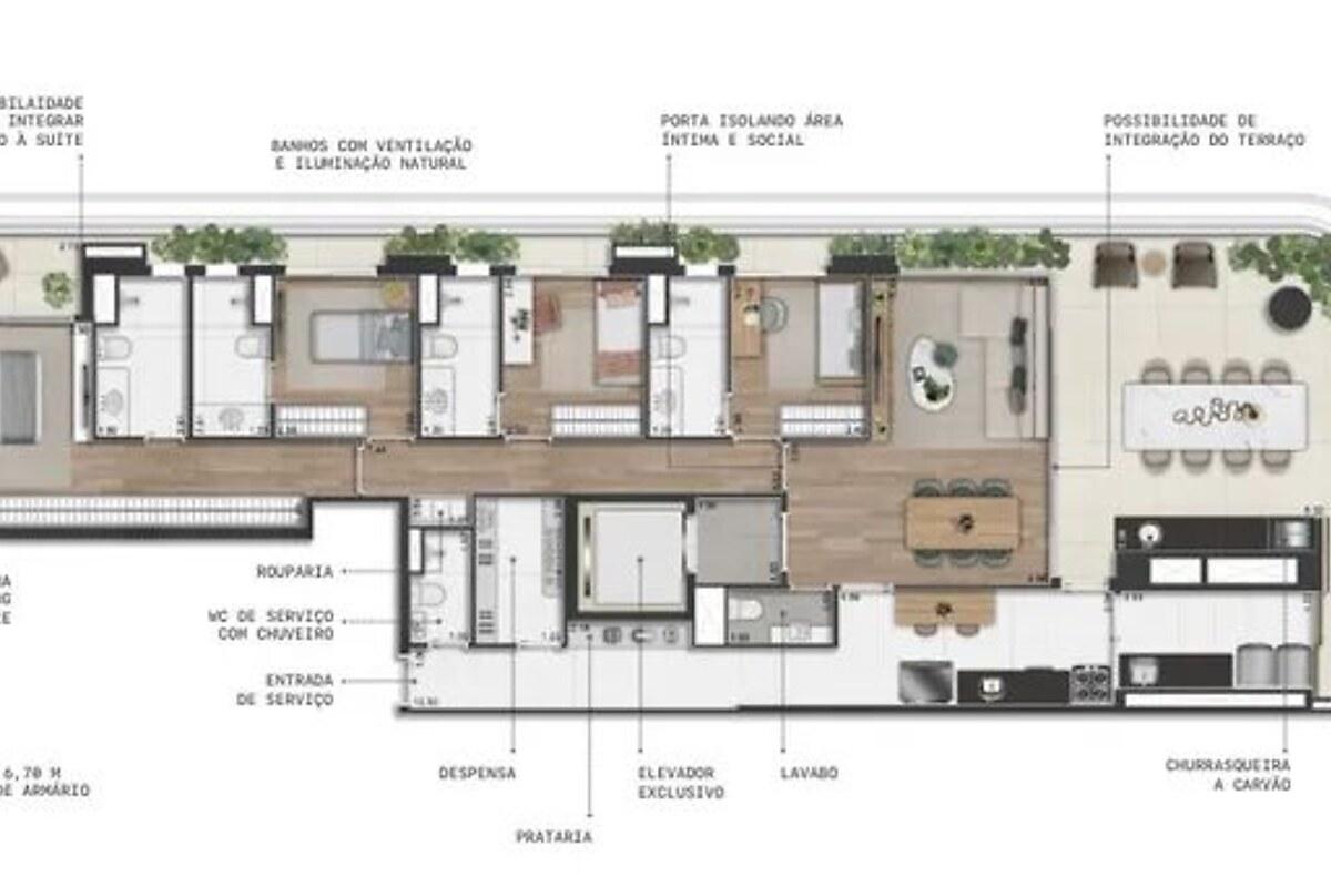 Apartamento duplex com 4 quartos, foto 1